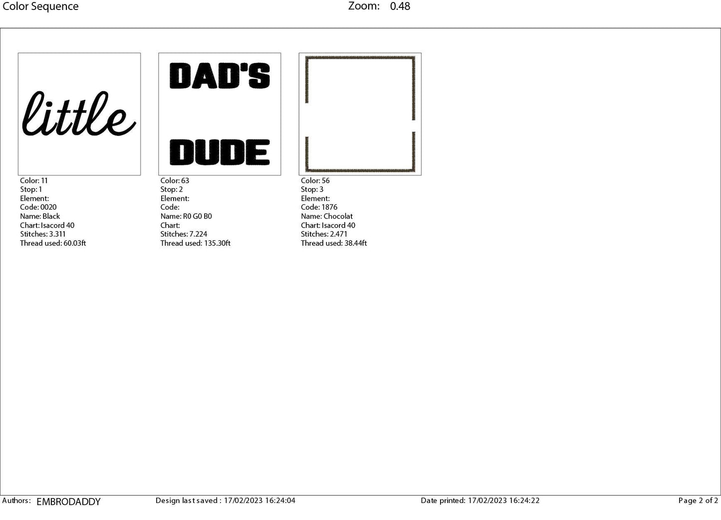 Machine Embroidery files, Dad's little dude embroidery, PES, xxx, hus & more