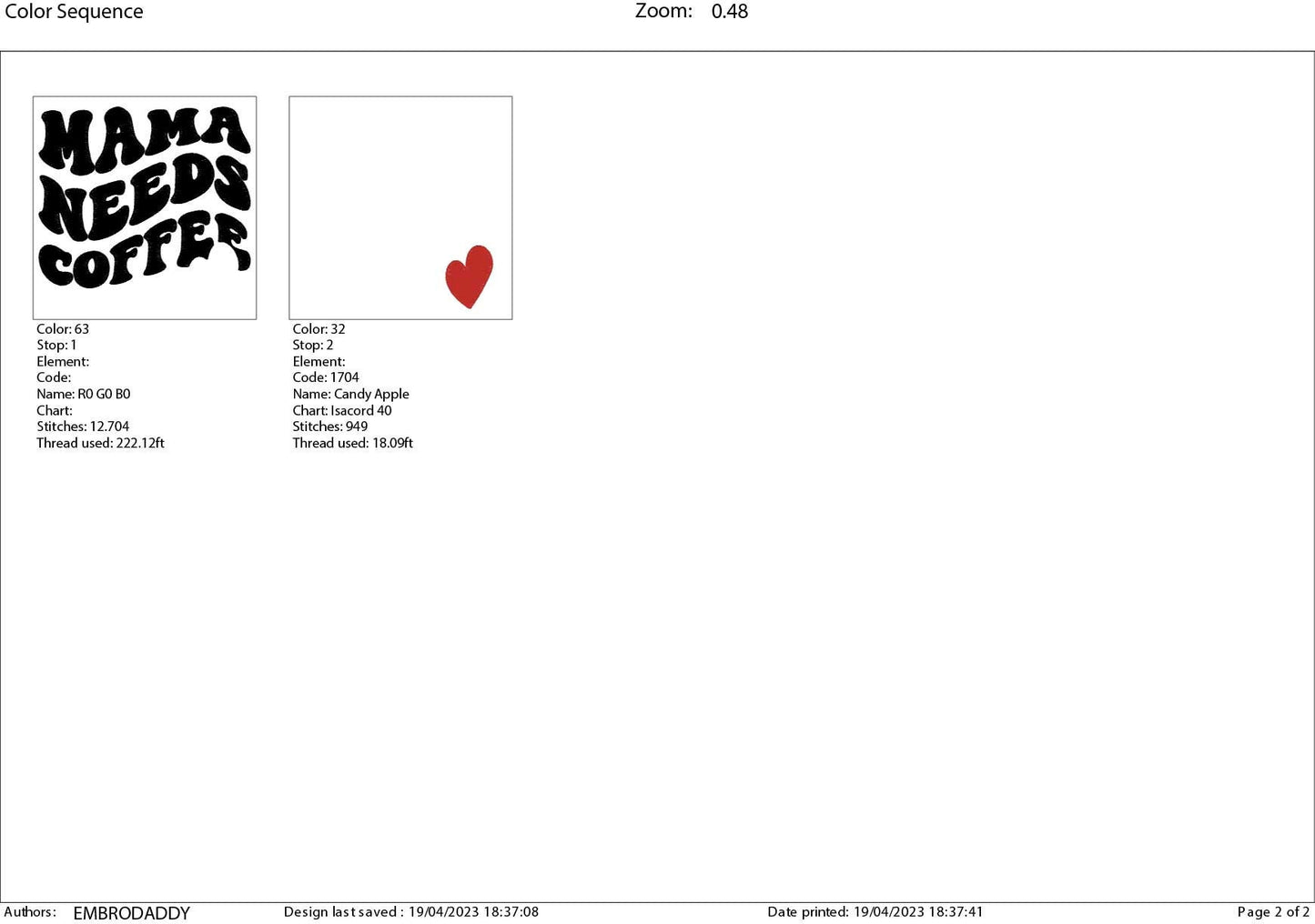 Machine Embroidery files, Mama Needs Coffee , DST, PES, xxx, hus & more