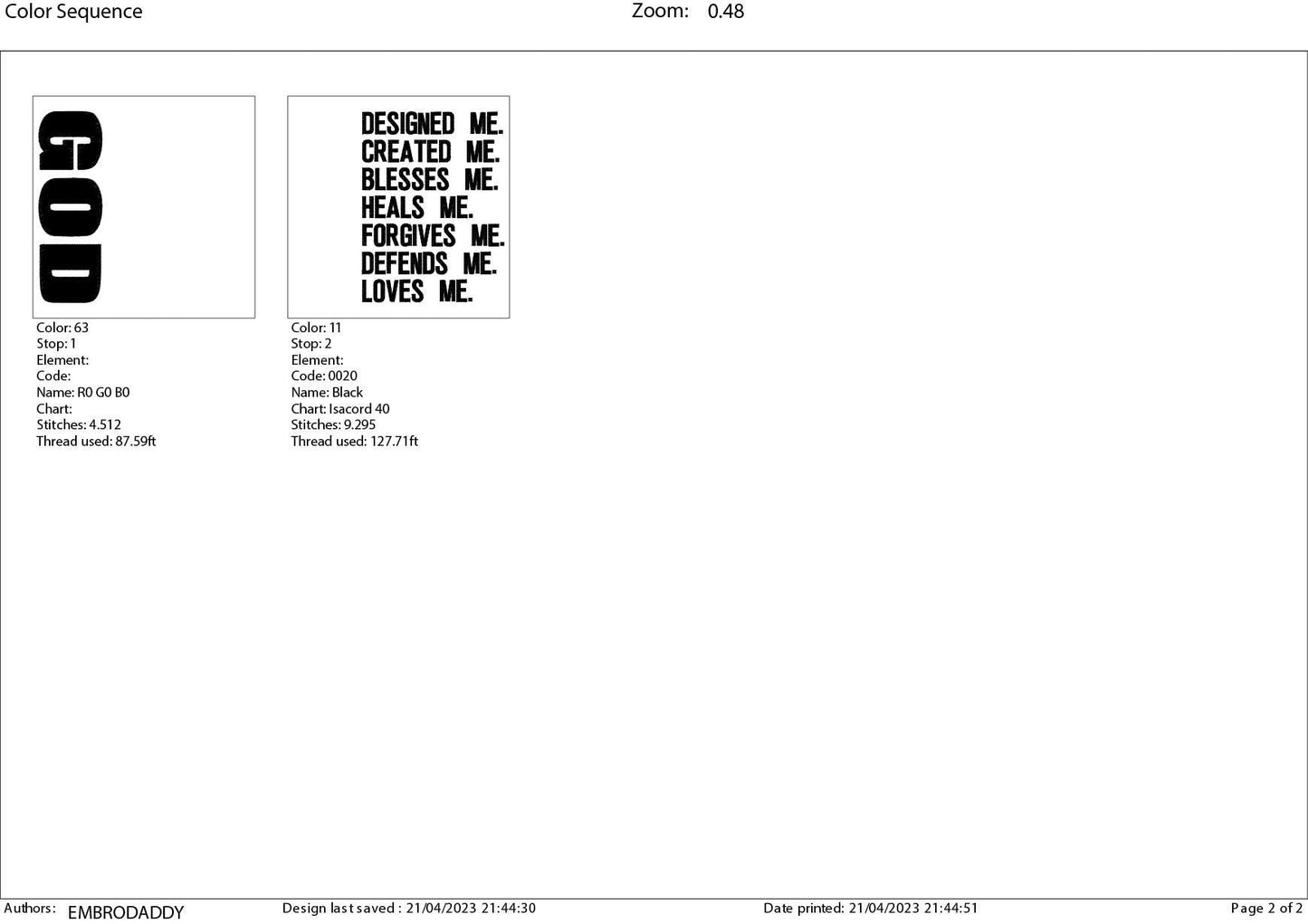 Machine Embroidery files, God designed me, PES, DST, xxx, hus & more