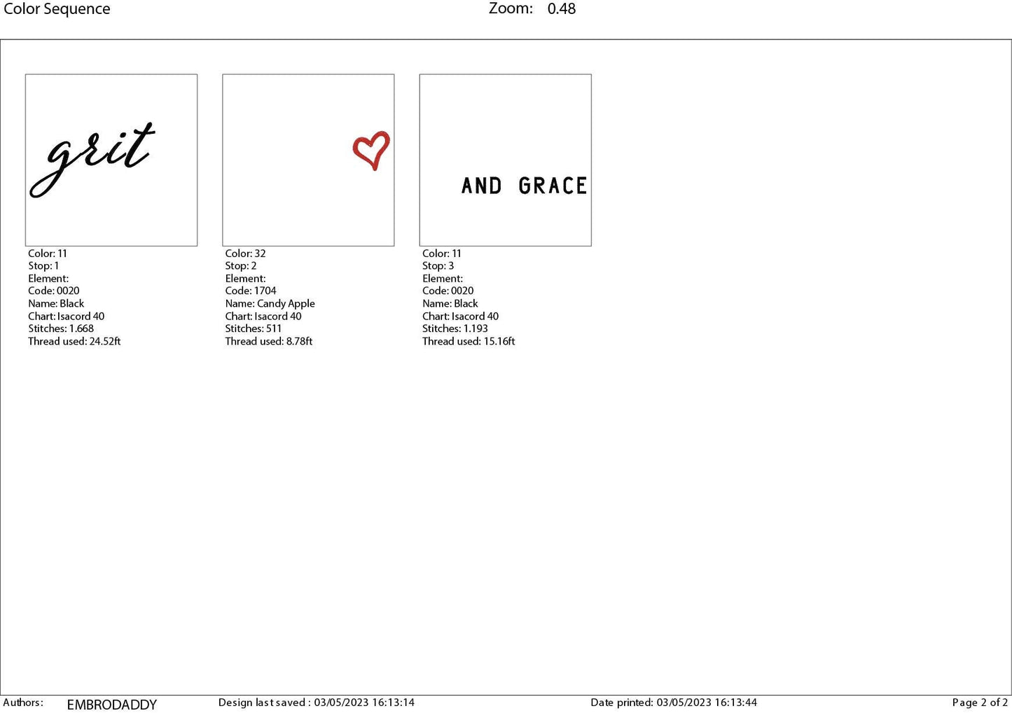 Machine embroidery files, Grit and Grace PES, DST, hus & more