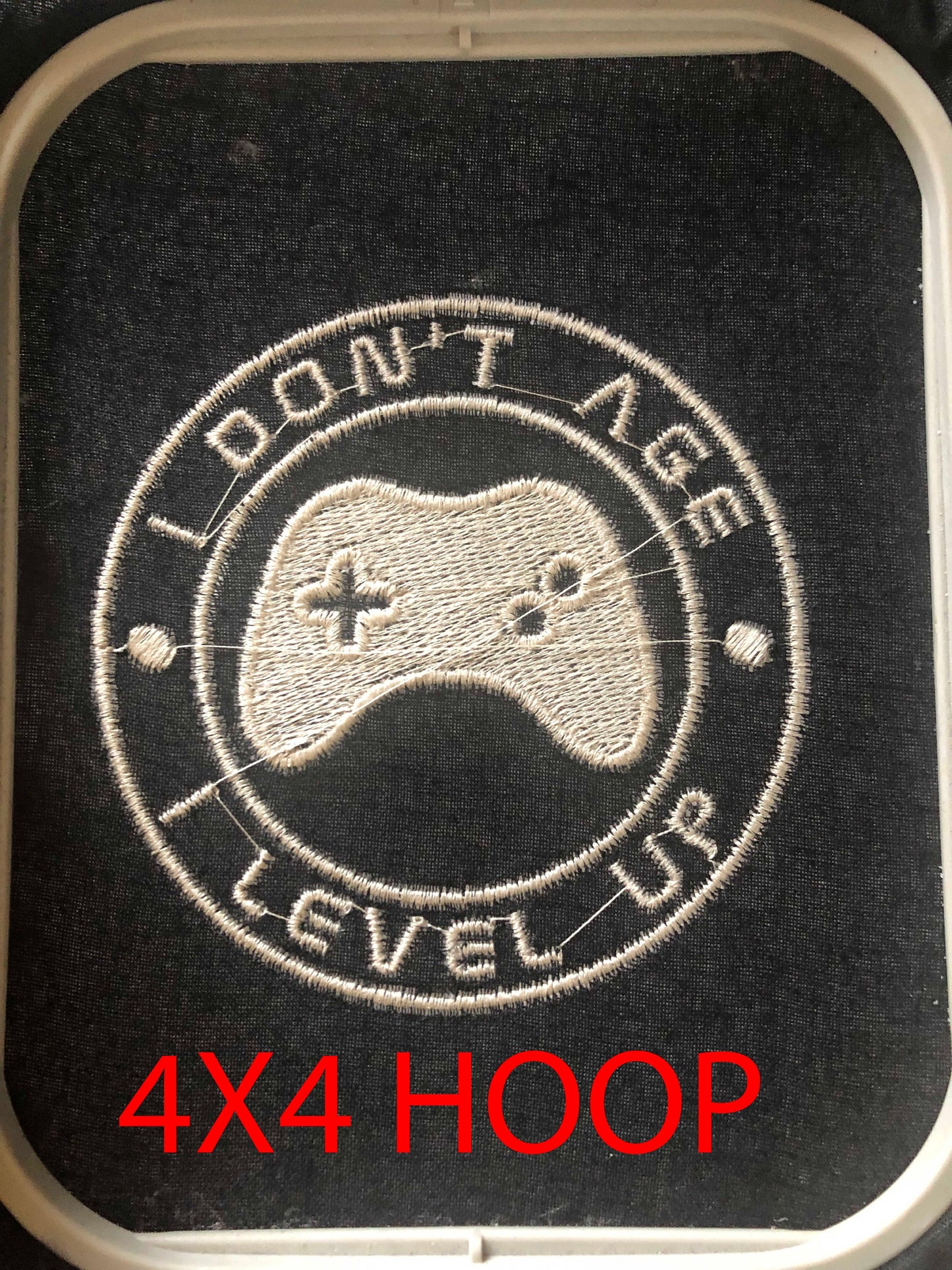 Machine Embroidery files, I don't age I level up, dst PES, xxx, hus & more