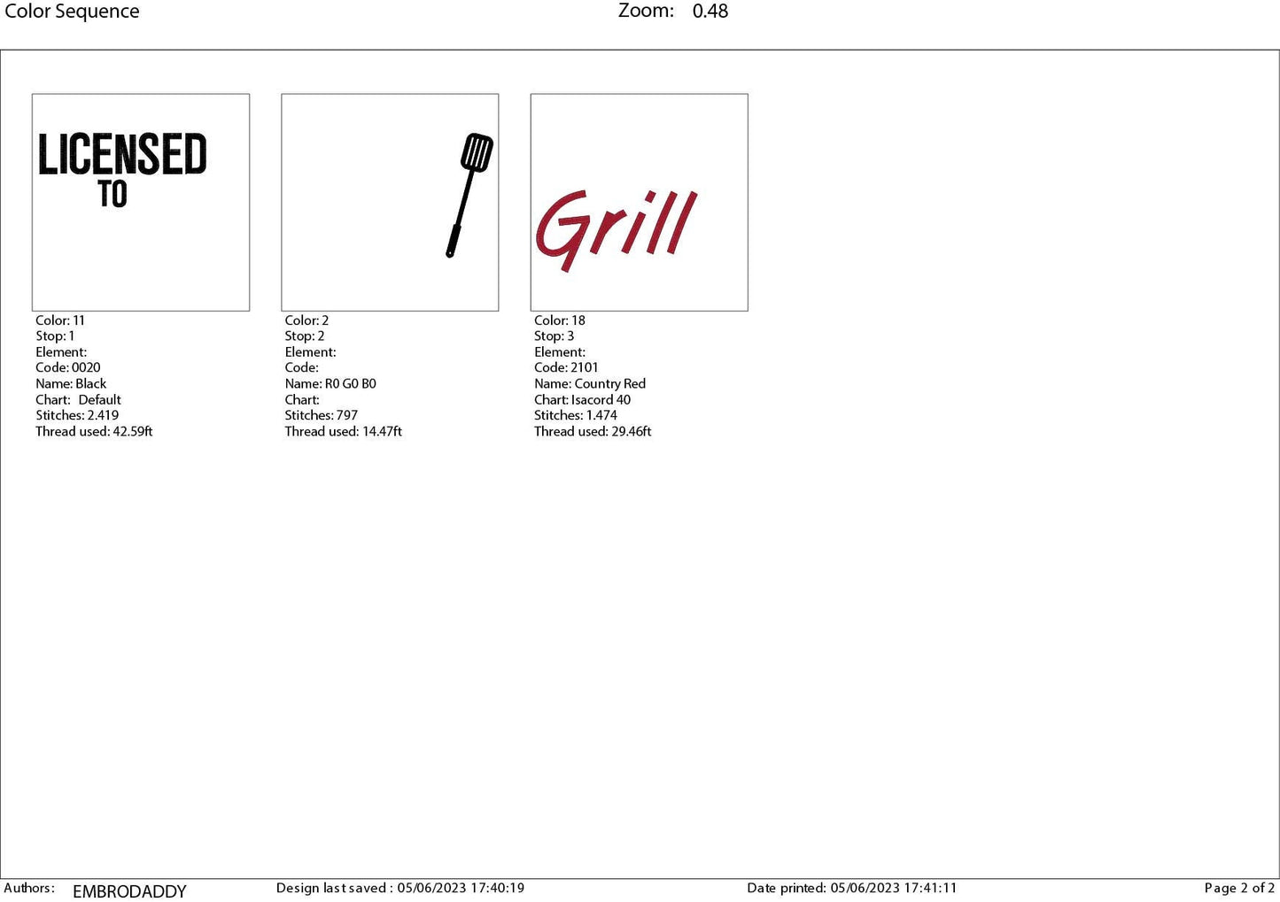 Machine Embroidery files, licensed to Grill, BBQ, grill, DST, PES, xxx, hus, dst & more