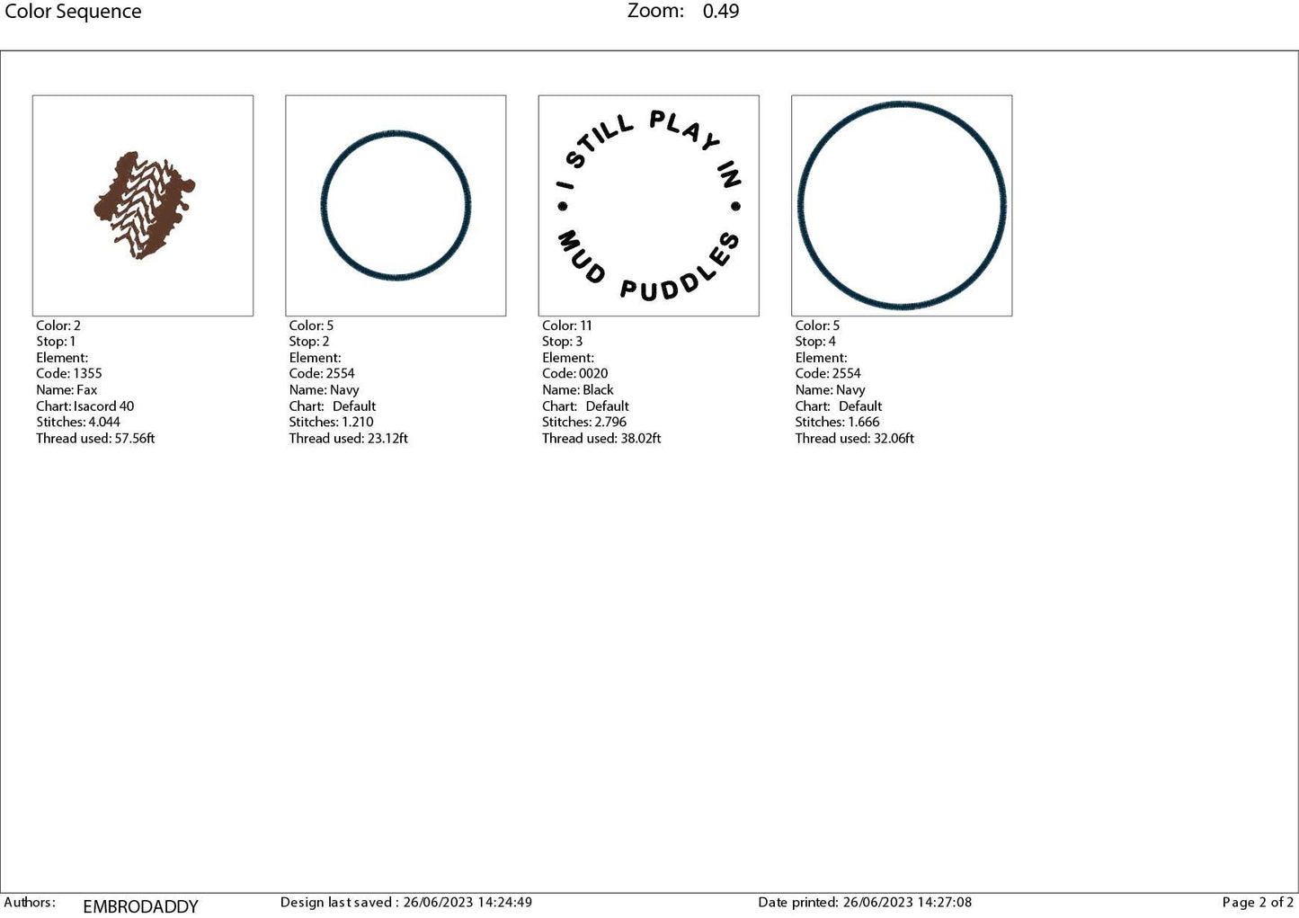 Machine Embroidery files, I still play with muddy puddles, dst PES, xxx, hus & more