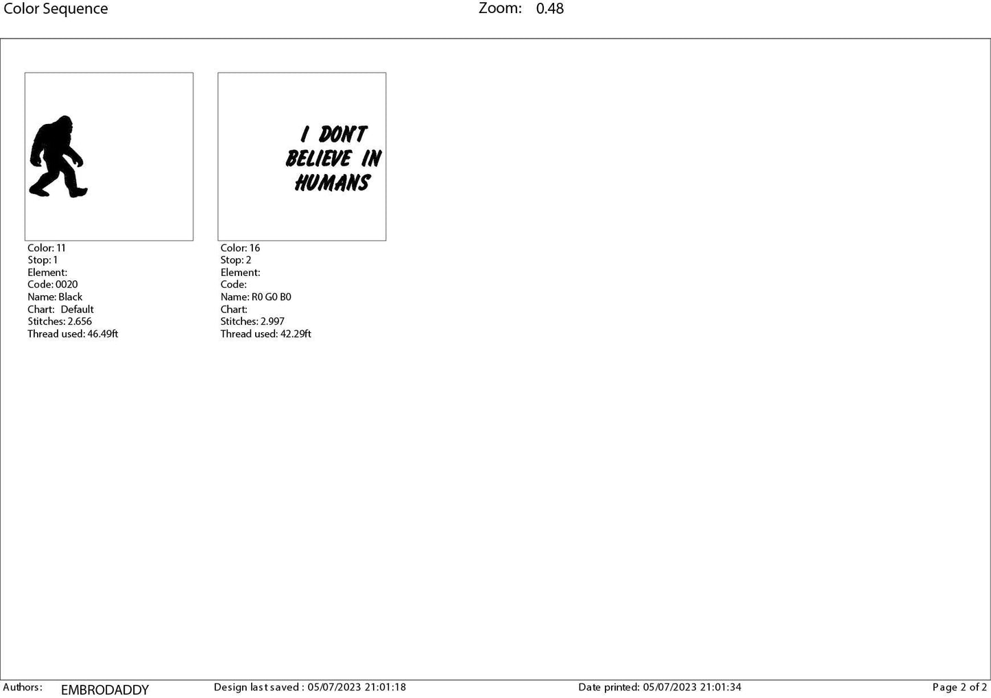 Machine Embroidery files, Bigfoot I don't believe in humans, Bigfoot pes, Big Foot, Yeti, Sasquatch PES, xxx, hus & more