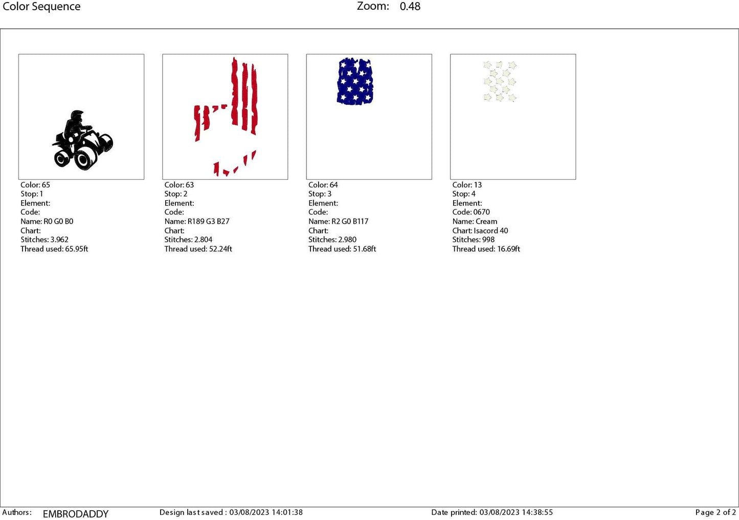 Machine Embroidery files, ATV Flag USA, PES, xxx, hus, dst & more