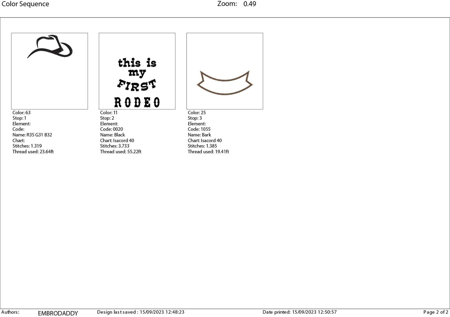 Machine Embroidery files, this is my first rodeo , PES, DST, xxx, hus & more