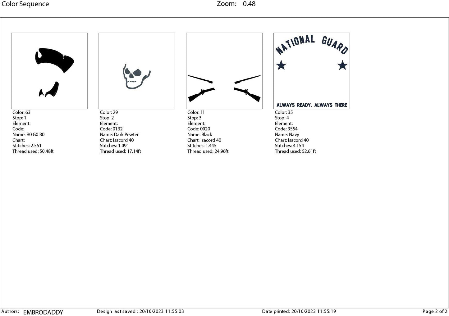 Machine Embroidery files, National Guard, always ready, always there, DST, PES, xxx hus & more,