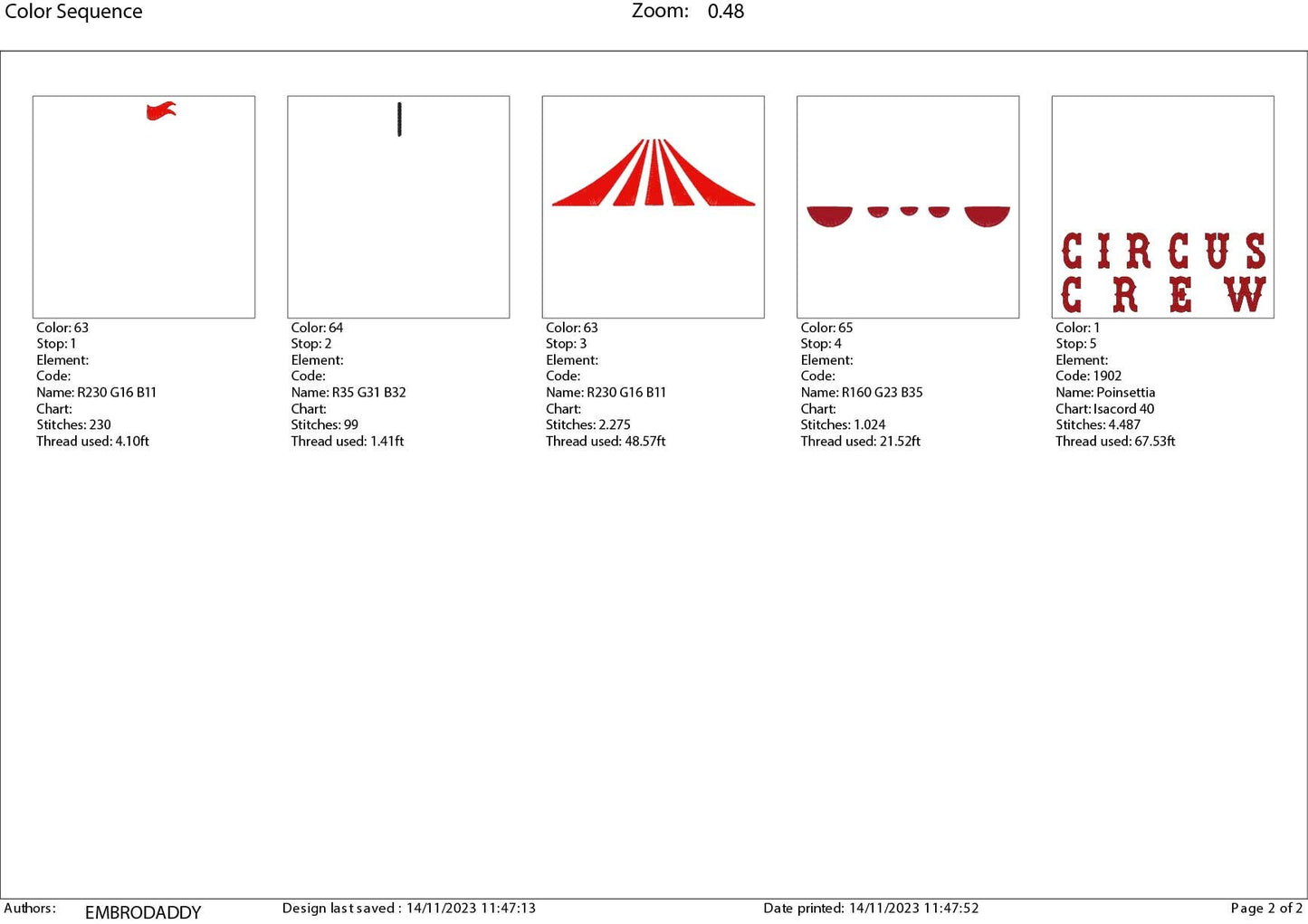 Machine embroidery files, Circus Crew, PES, DST, xxx, hus & more