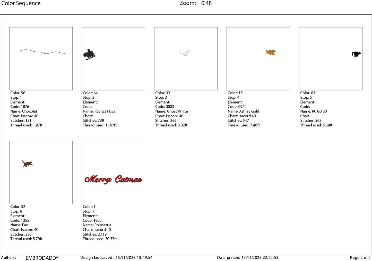 Machine Embroidery files, Merry Catmas, PES, DST, xxx, hus and more