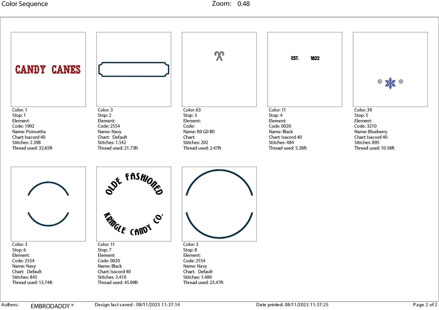 Machine Embroidery files, olde fashioned Candy Canes, PES, DST, xxx, hus and more