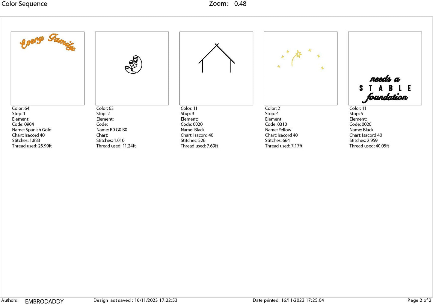 Machine Embroidery files, every family needs a stable foundation, PES, DST, xxx, hus and more