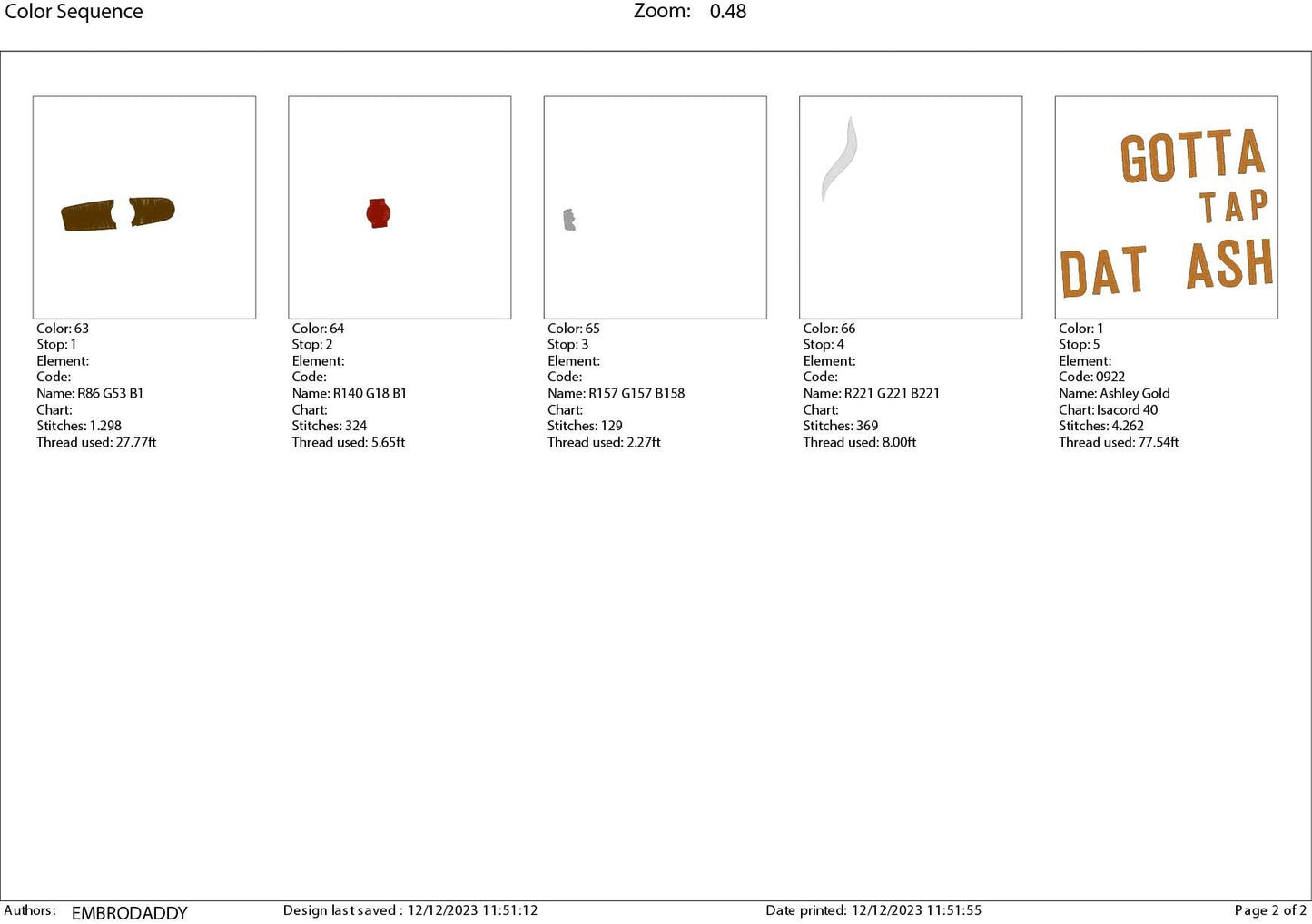 Machine Embroidery files, Gotta tap dat ash, cigar smoker, DST, PES, xxx, hus, dst & more