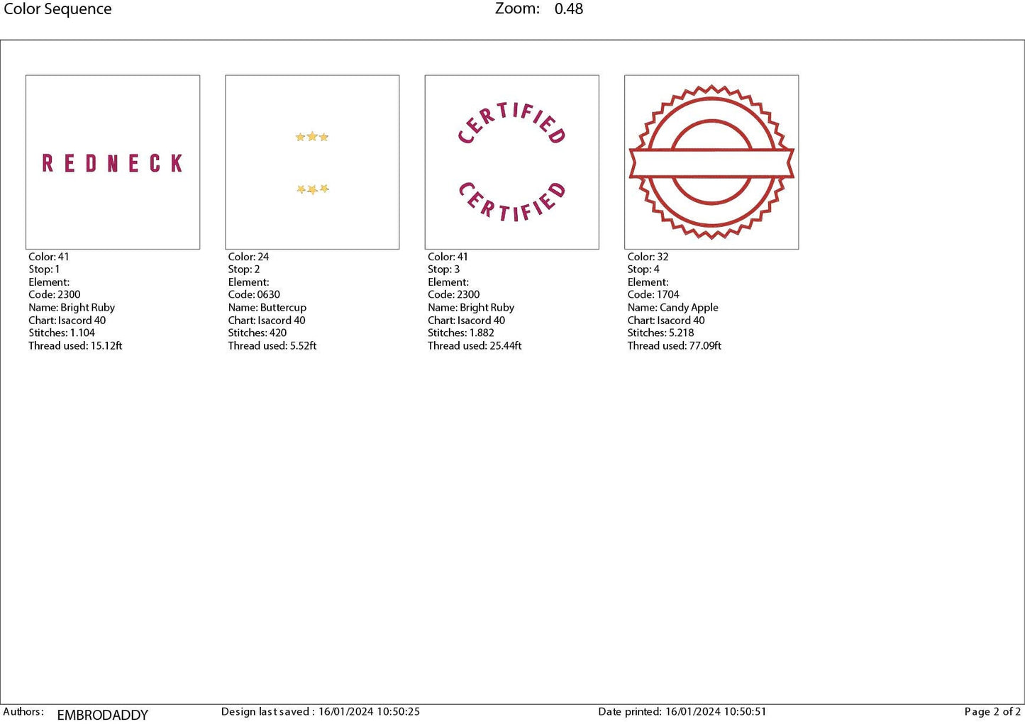 Machine Embroidery files, Redneck certified, PES, DST, xxx, hus and more