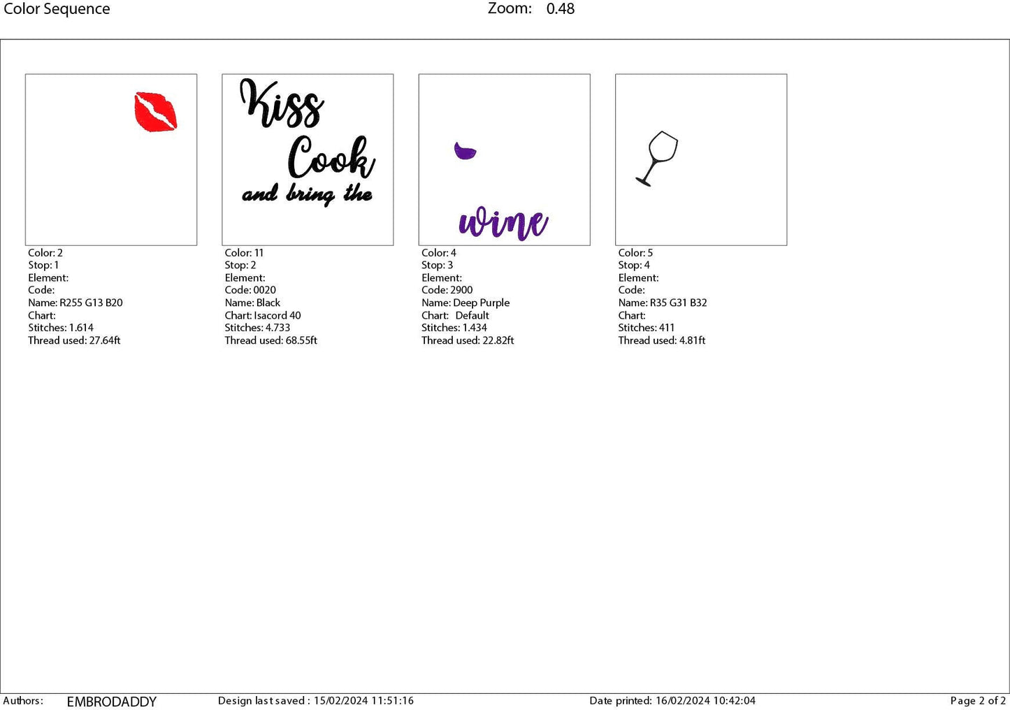 Machine Embroidery files, kiss the cook, DST, PES, xxx, hus, dst & more