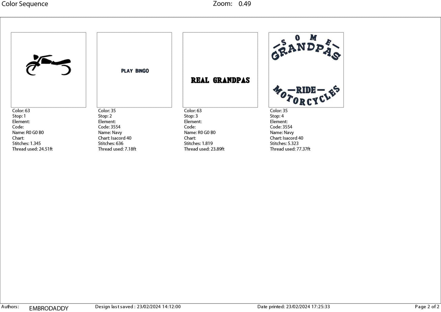 Machine Embroidery files, Some Grandpas Play Bingo Real Grandpas Ride Motorcycles, Grandfather, funny, PES, xxx hus & more