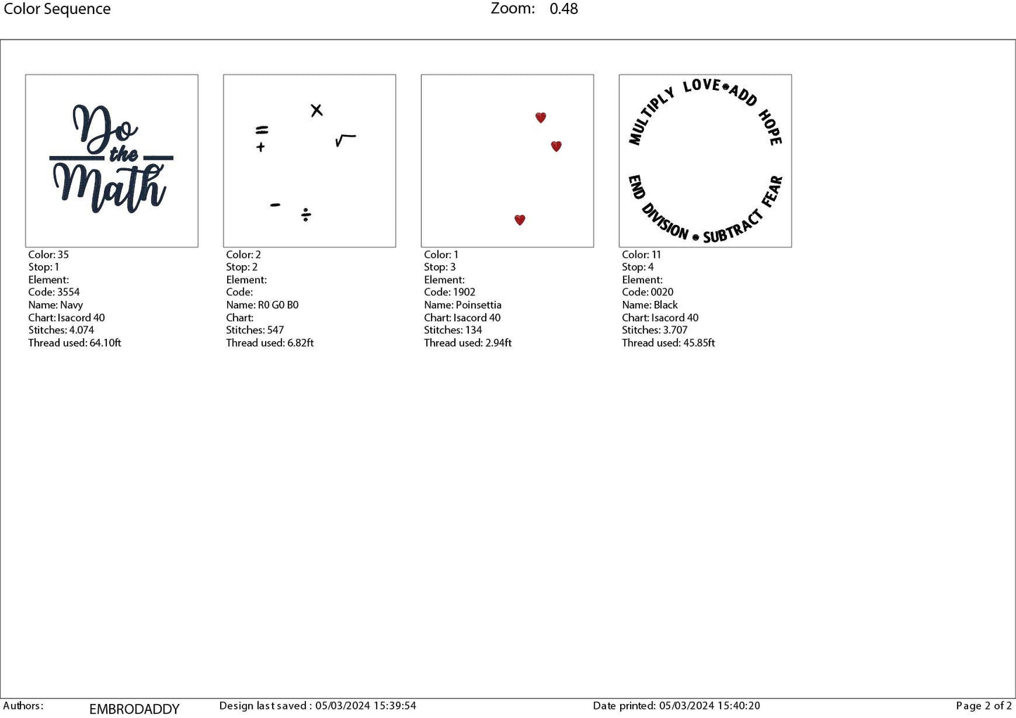 Machine Embroidery files, Do the Math, Math Teachers, DST, PES, xxx, hus & more