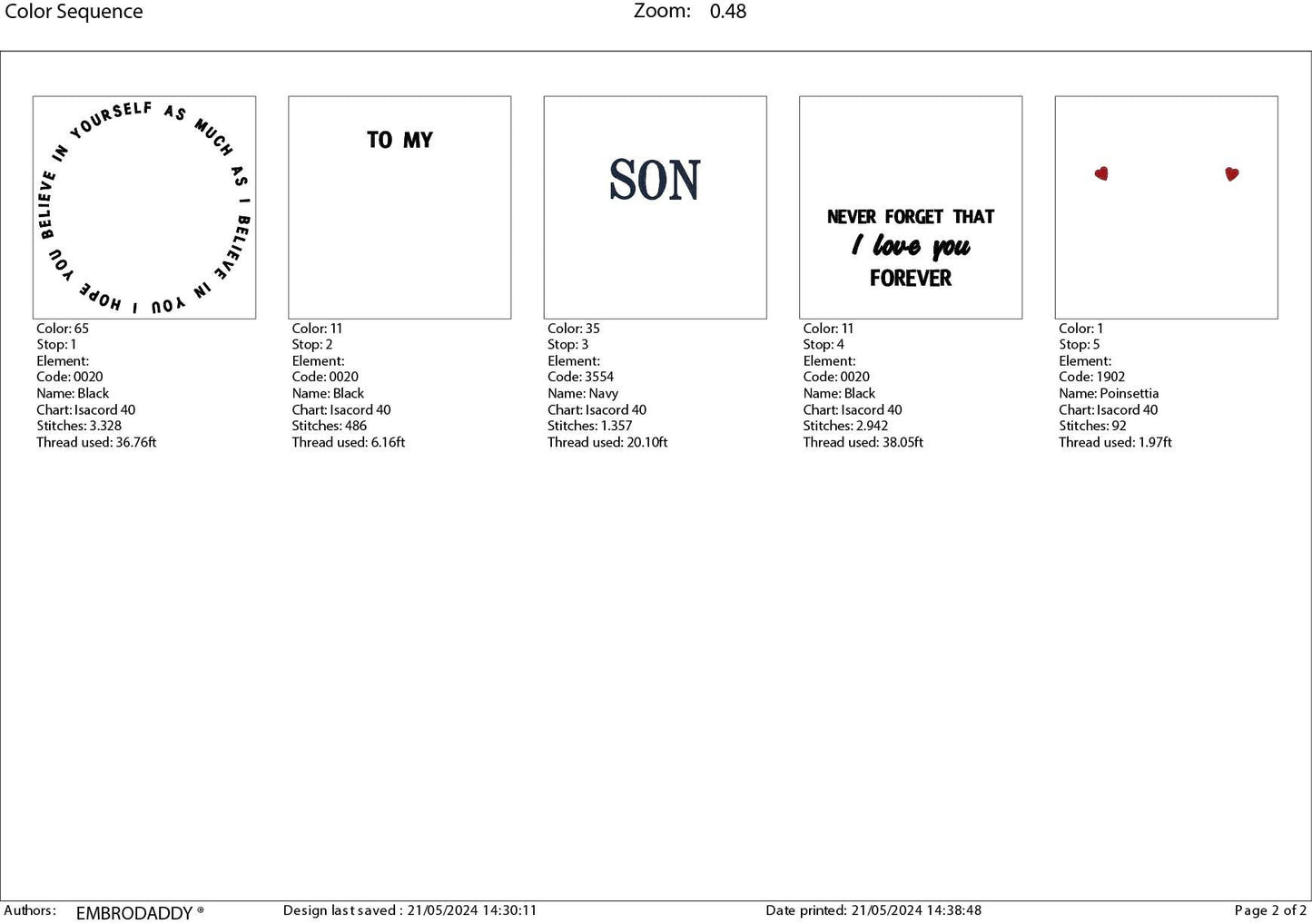 Machine Embroidery files, to my son, never forget I love you forever PES, DST, xxx, hus & more