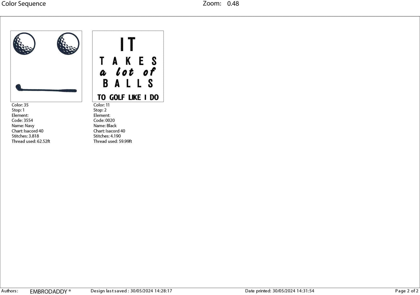 Machine Embroidery files, it takes a lot of balls, golf, PES, DST, hus & more