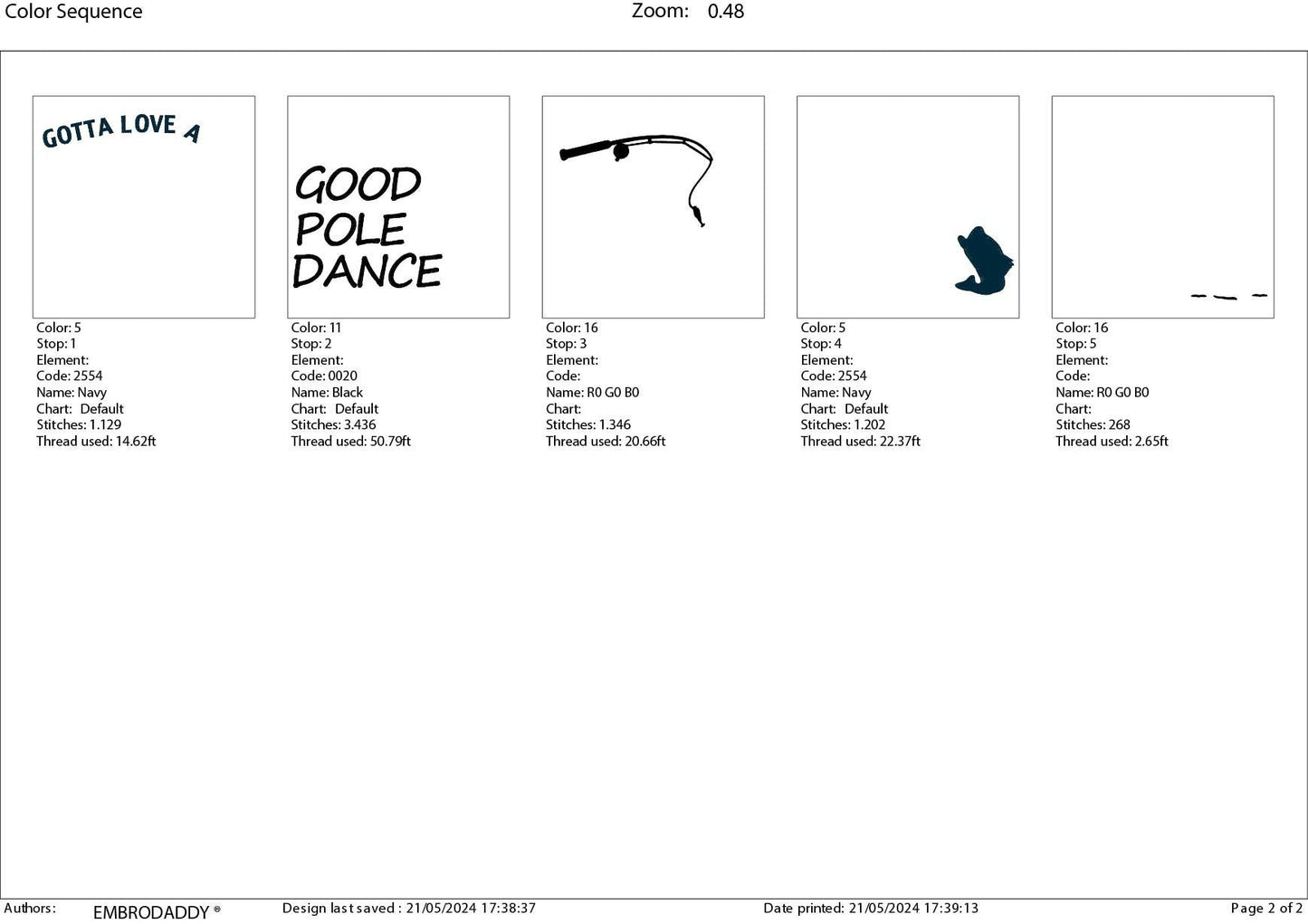 Machine Embroidery files, gotta love a good pole dance, PES, DST, hus & more