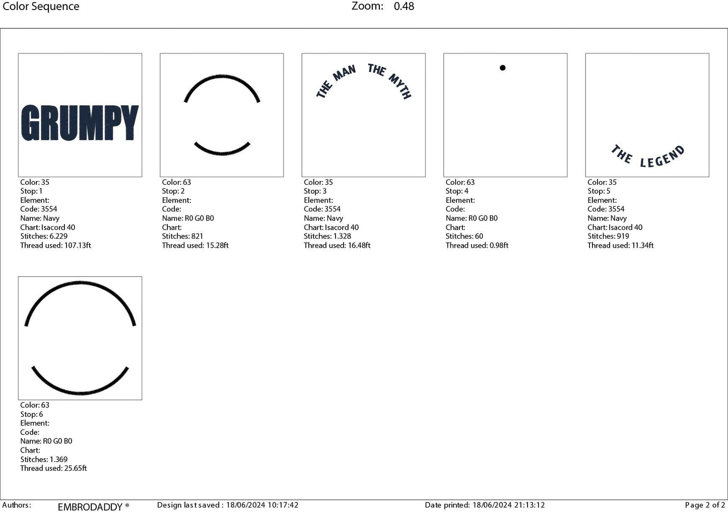 Machine Embroidery files, Grumpy, man myth legend PES, xxx hus & more