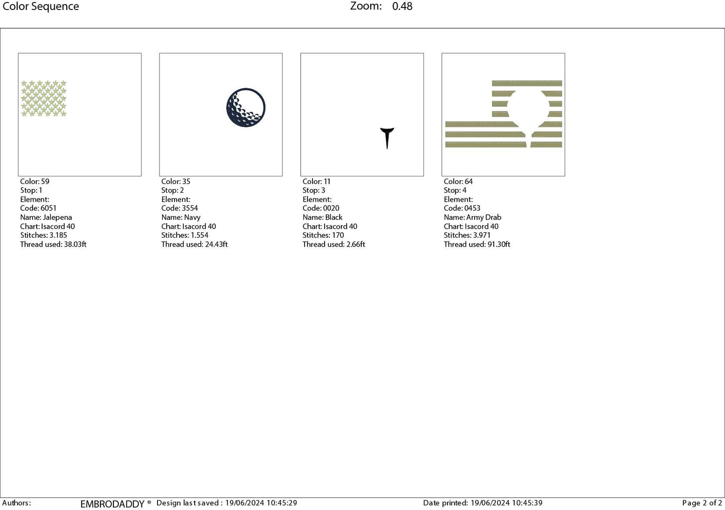 Machine Embroidery files, Golf Usa flag, PES, DST, hus & more