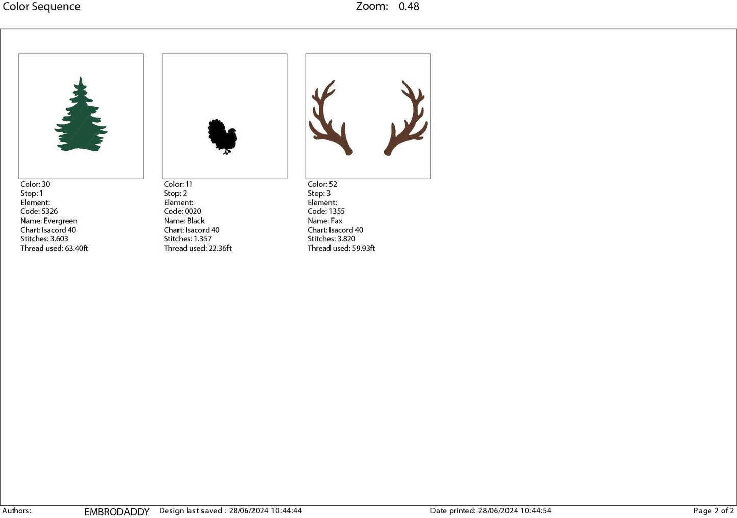 Machine Embroidery files, Big Buck Deer Antlers with Turkey and Forest Scene, PES, DST, xxx, hus and more