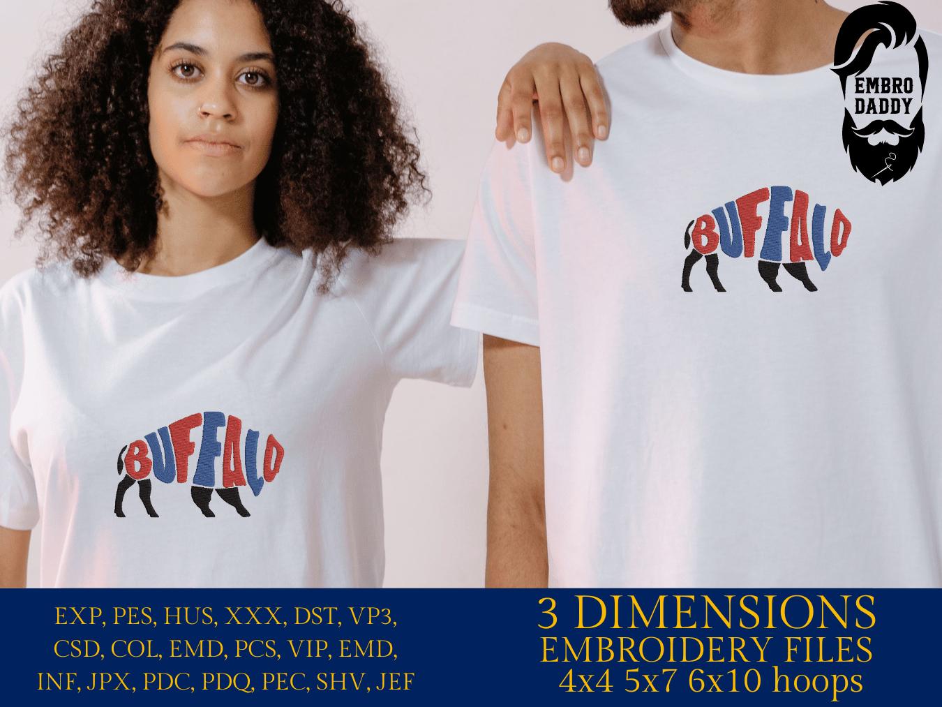 Machine Embroidery files, buffalo, football, PES, dst, xxx, hus & more