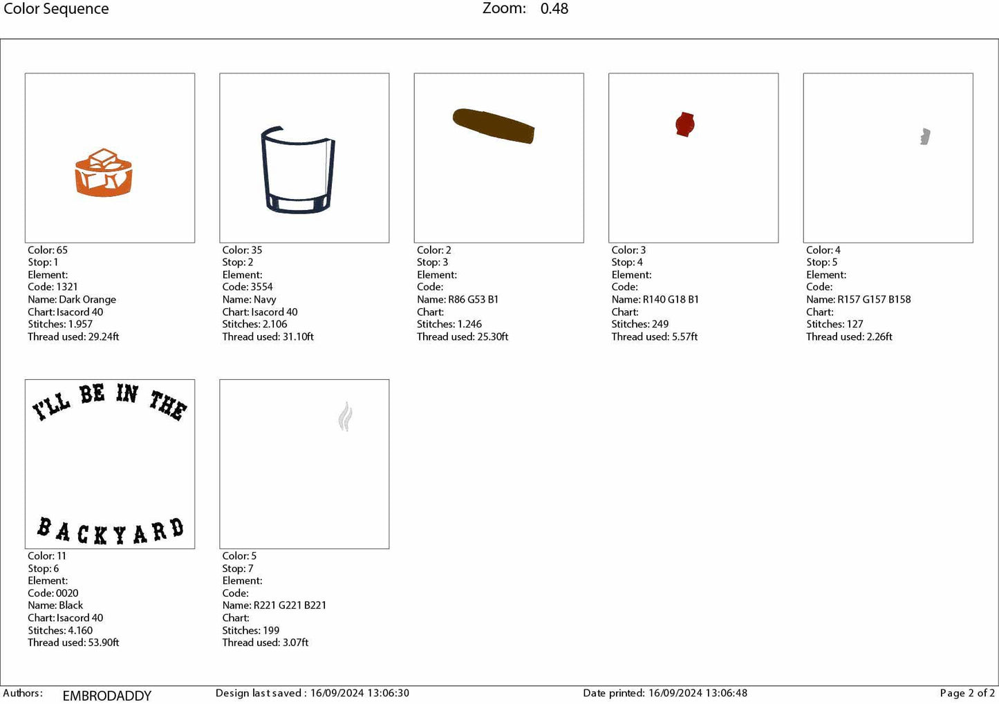 Machine Embroidery files, I'll be in the backyard, Funny Cigar aficionado, Smoker, Smoke, Stogie, DST, PES, xxx, hus, dst & more