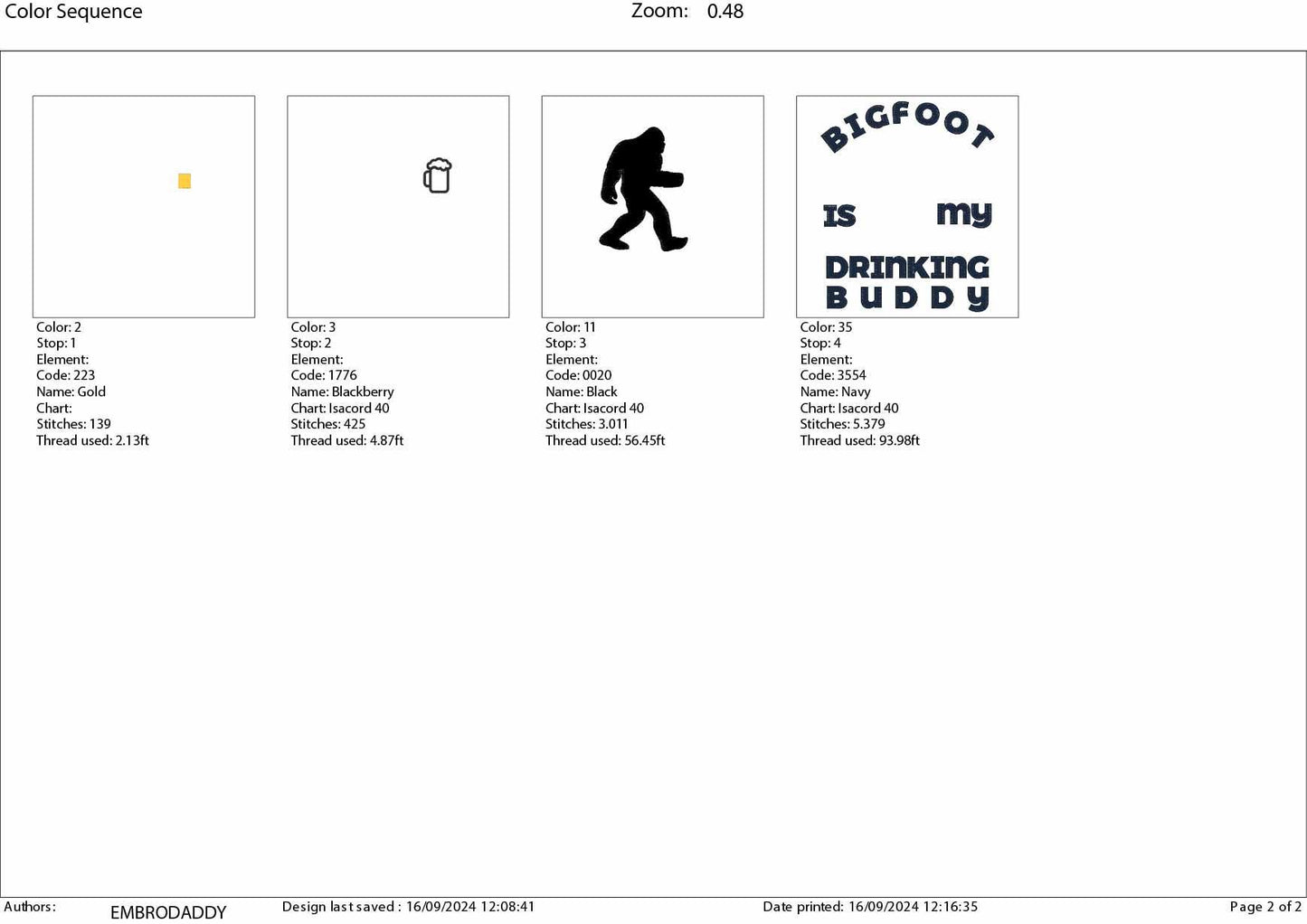 Machine Embroidery files, bigfoot drinking buddy, PES, xxx, hus & more