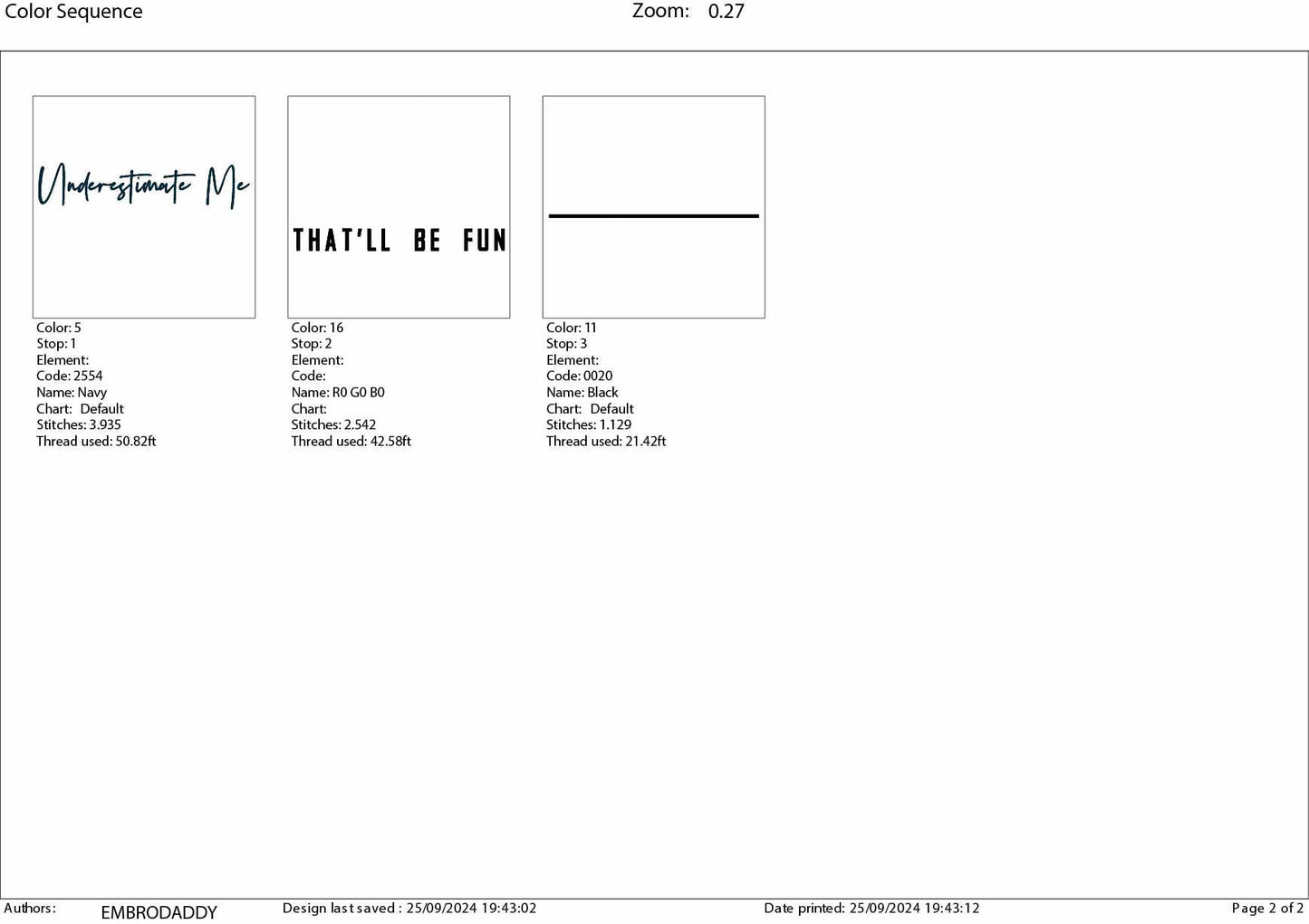 Machine Embroidery files, Understimate Me that'll be fun, PES, xxx, hus & more