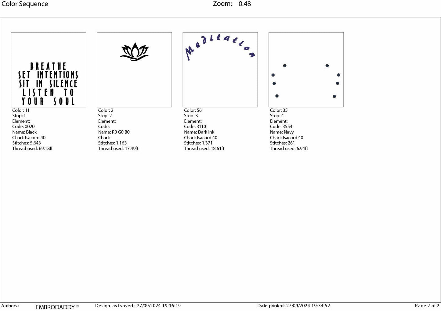 Machine Embroidery files, meditation, breathe, yoga, PES, dst, xxx, hus & more