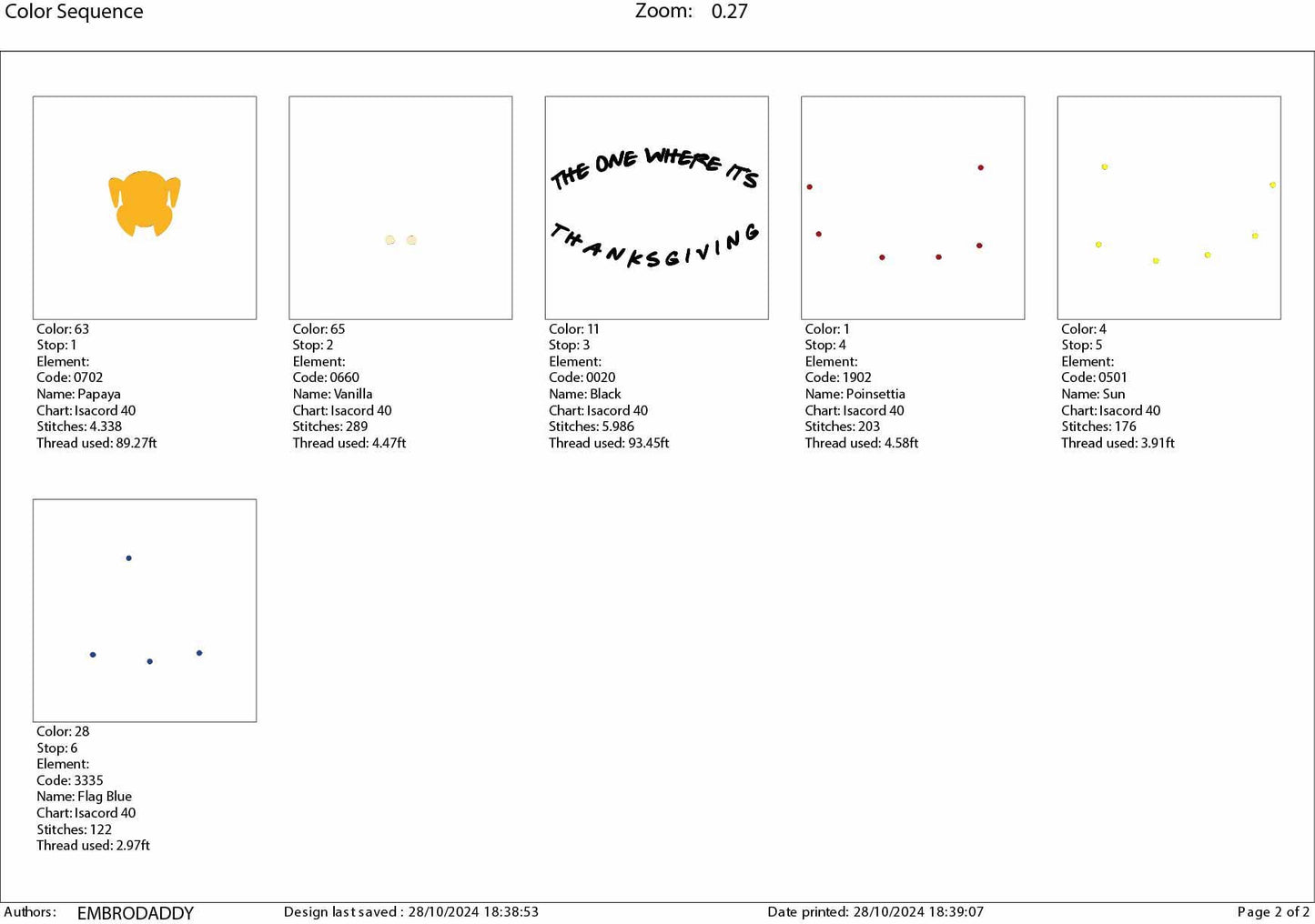 Machine Embroidery files, the one where it's Thanksgiving, PES, xxx, hus & more, embroidery files