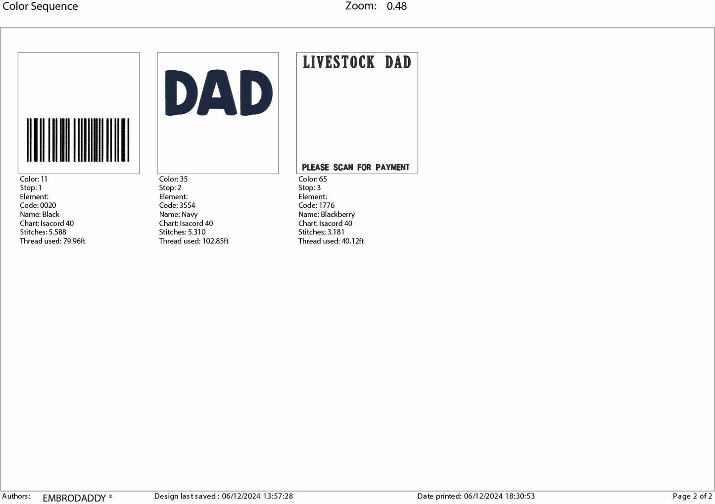 Machine embroidery files, livestock dad, scan for payment, PES, DST, hus & more