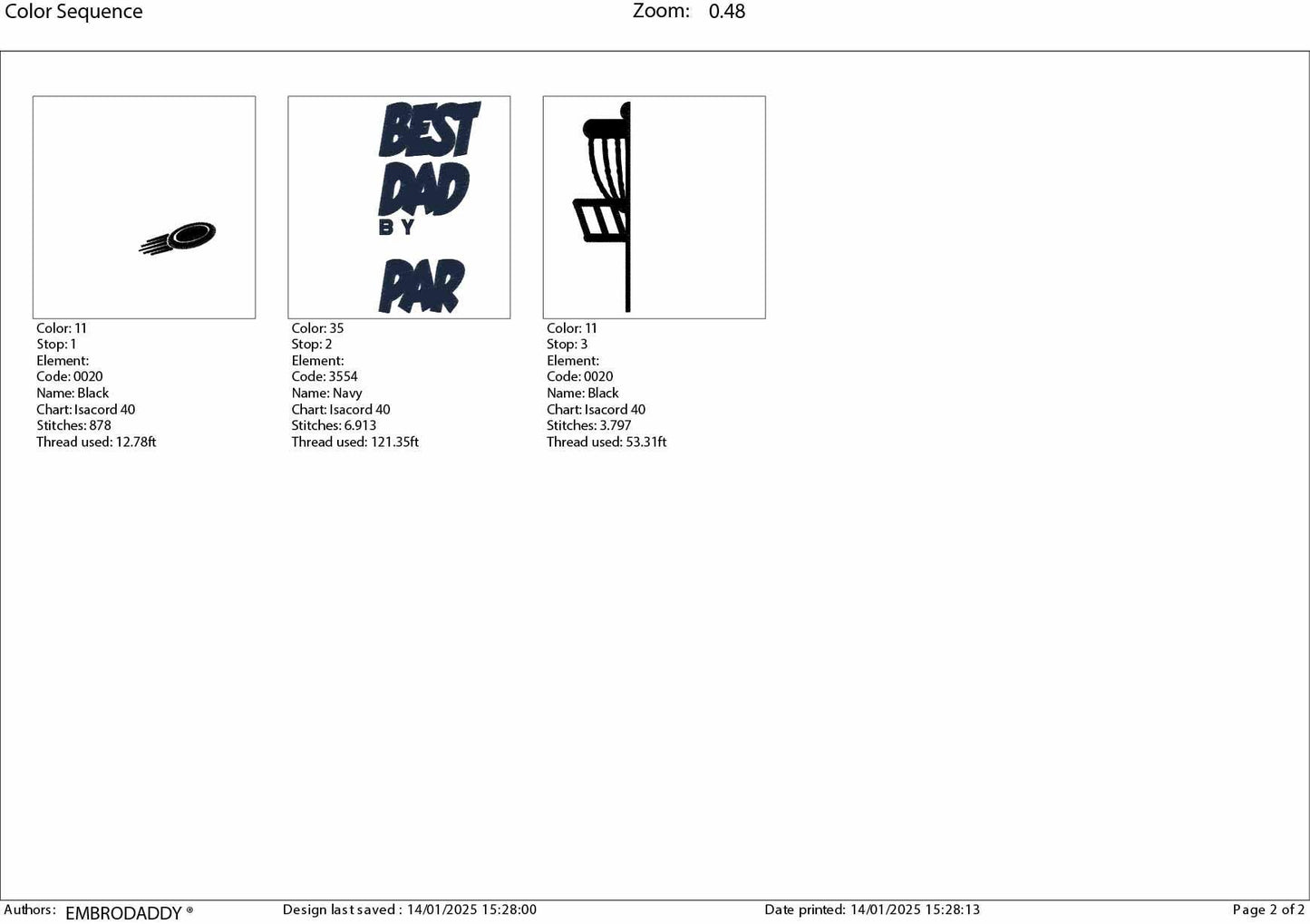 Machine Embroidery files, best dad by par, PES, DST, hus & more