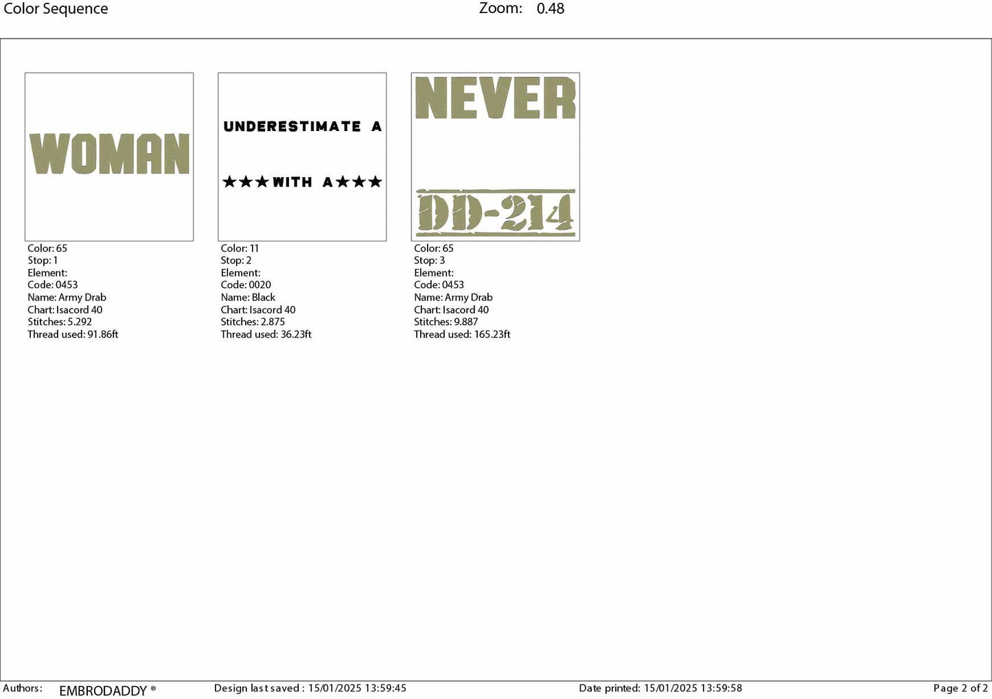 Machine Embroidery files, Never underestimate a woman, veteran, gift idea PES, xxx, hus & more