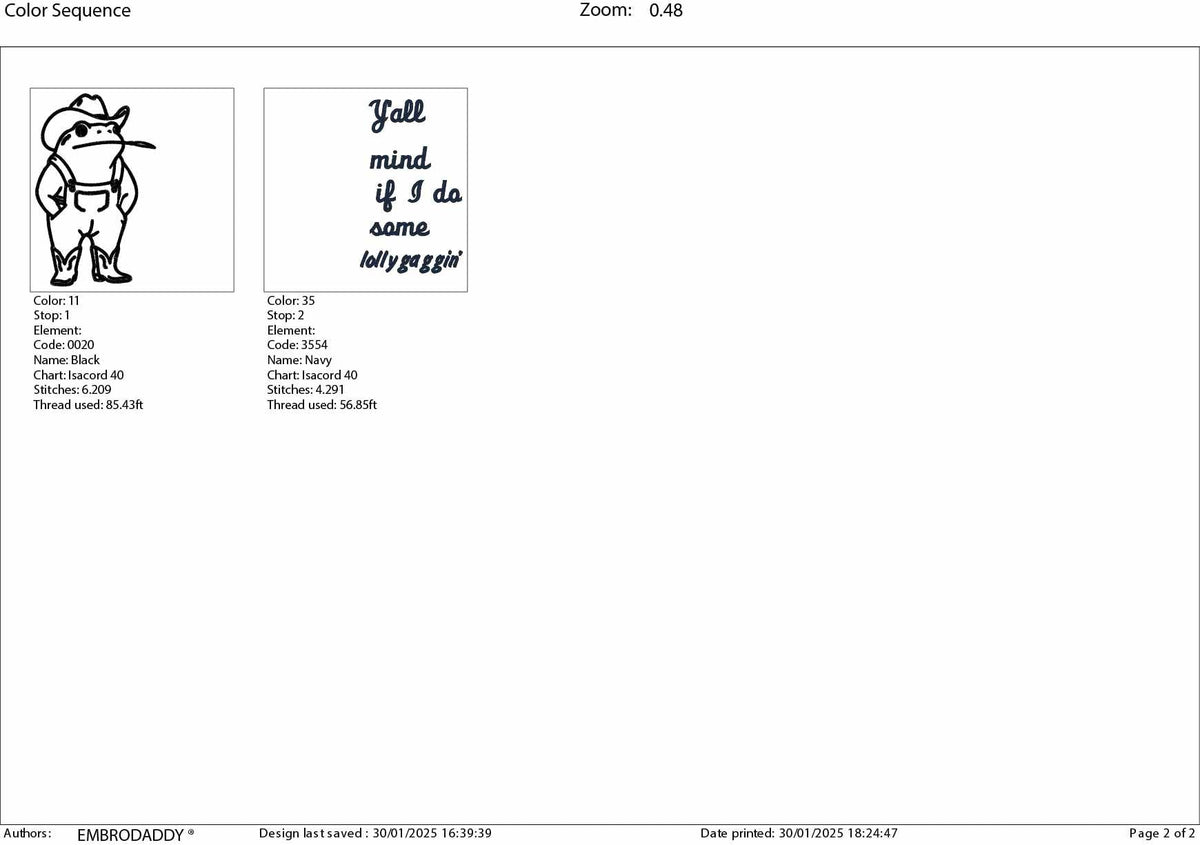 Machine Embroidery files, Y'all Mind If I Do Some Lollygagging? Funny Frog and Toad Digital, Funny Saying PES, DST, xxx, hus & more