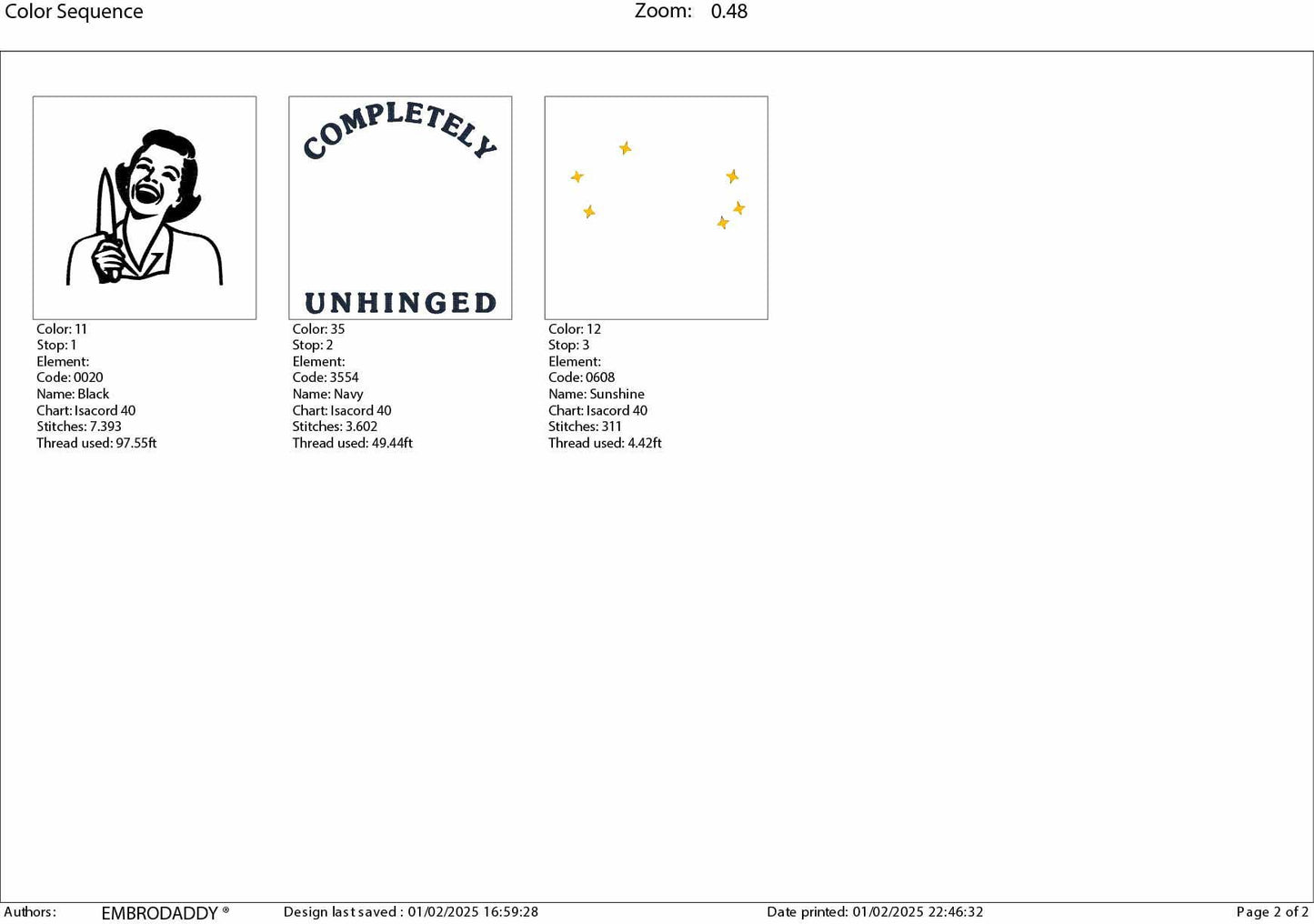 Machine Embroidery files, Completely Unhinged, Trendy Design, Retro Housewife, Funny Sarcastic, PES, DST, xxx, hus & more