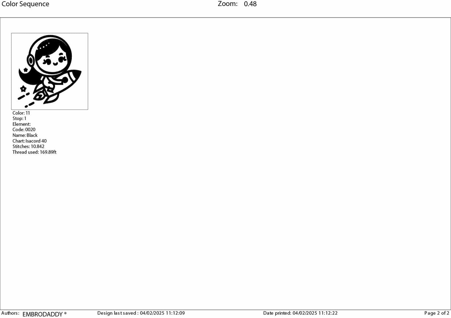 Machine Embroidery files, Cute Girl Space Astronaut Riding A Rocket , cute girl, PES, DST, xxx, hus & more