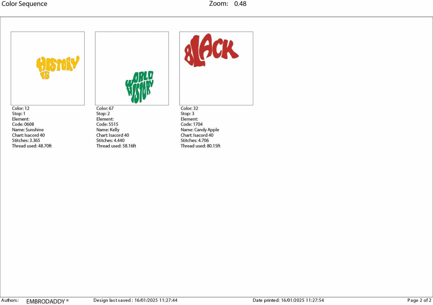 Machine Embroidery files, Black History is World History, PES, hus, dst, vp3 & more