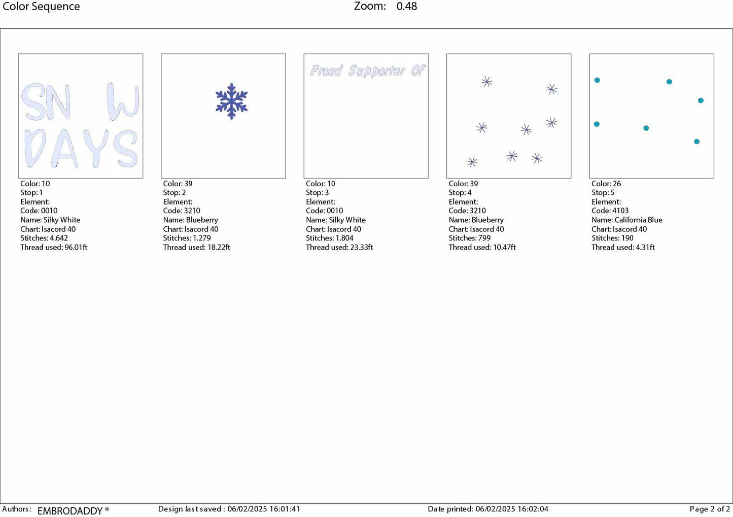 Machine Embroidery files, proud supporter of snow days, Funny Winter, Funny Saying PES, DST, xxx, hus & more