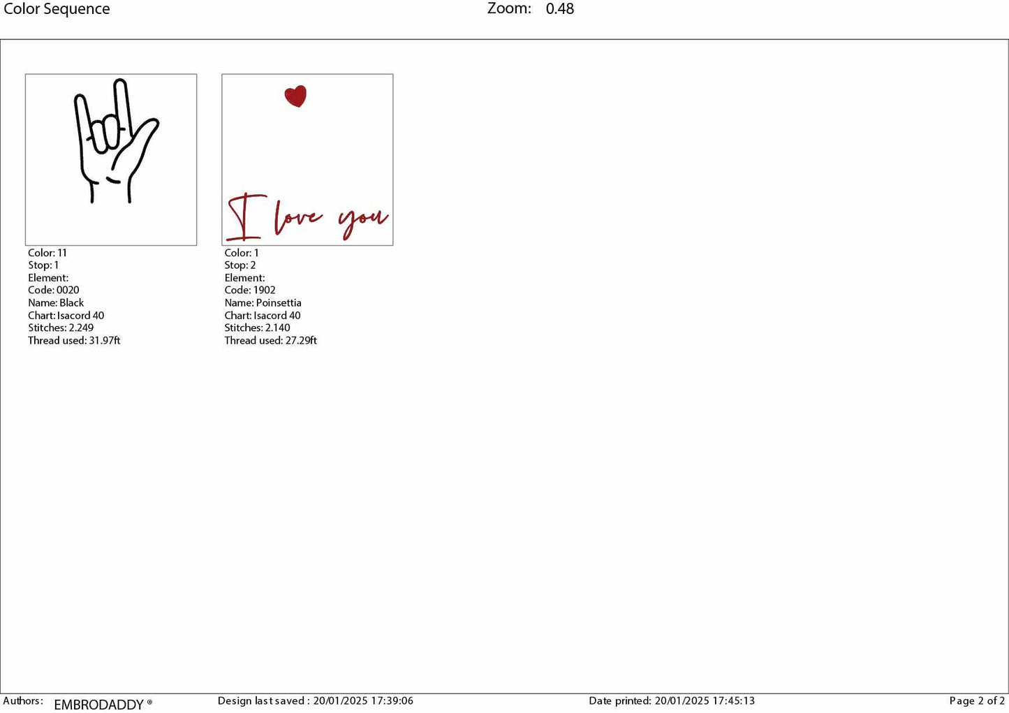 Machine Embroidery files, I Love You Hand Sign, ASL, Sign Language, PES, xxx, hus & more, embroidery files