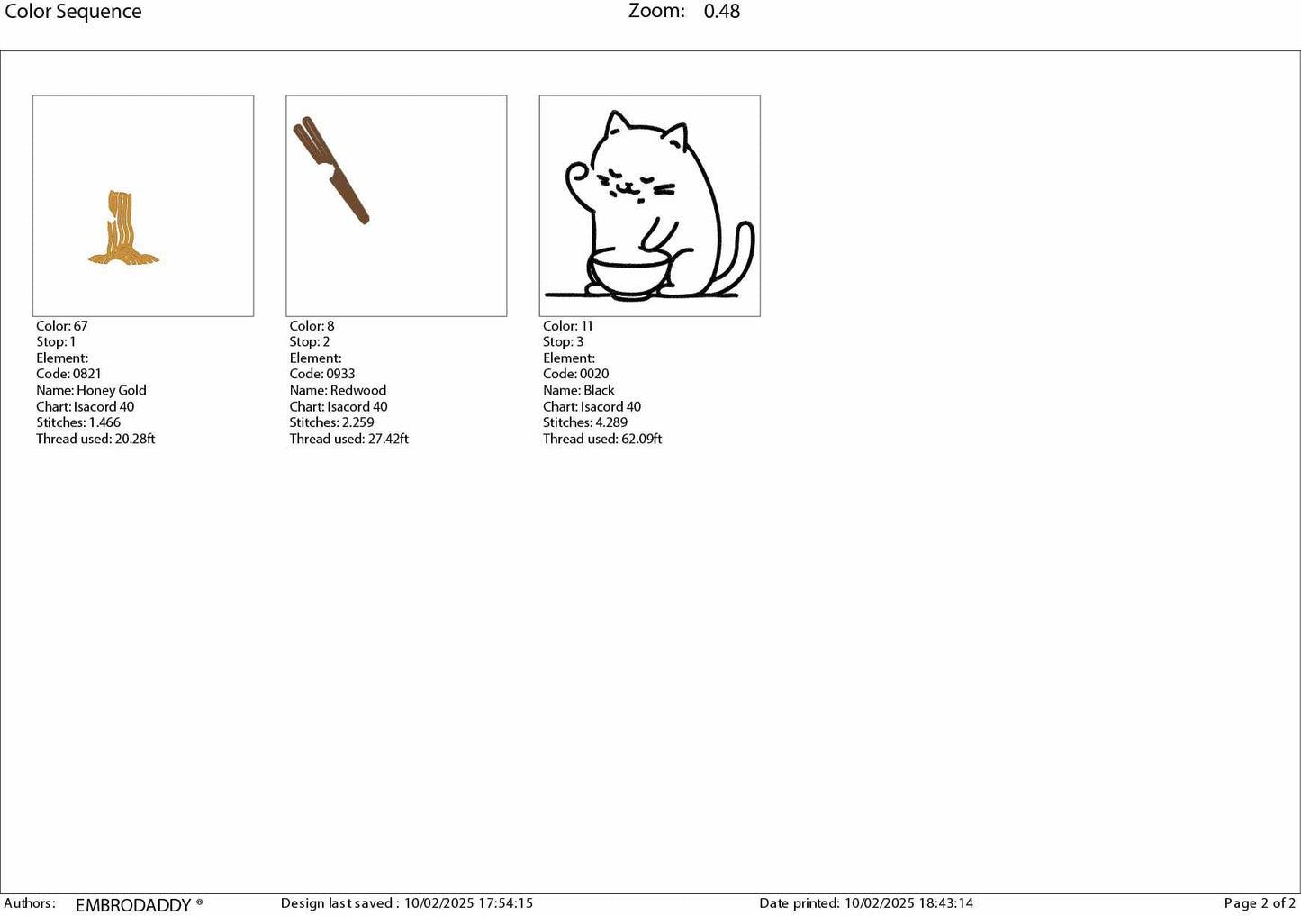 Machine Embroidery files, Cute Cat, Japanese Noodle, Cartoon Cat, Cat Eating Ramen, PES, DST, xxx, hus & more