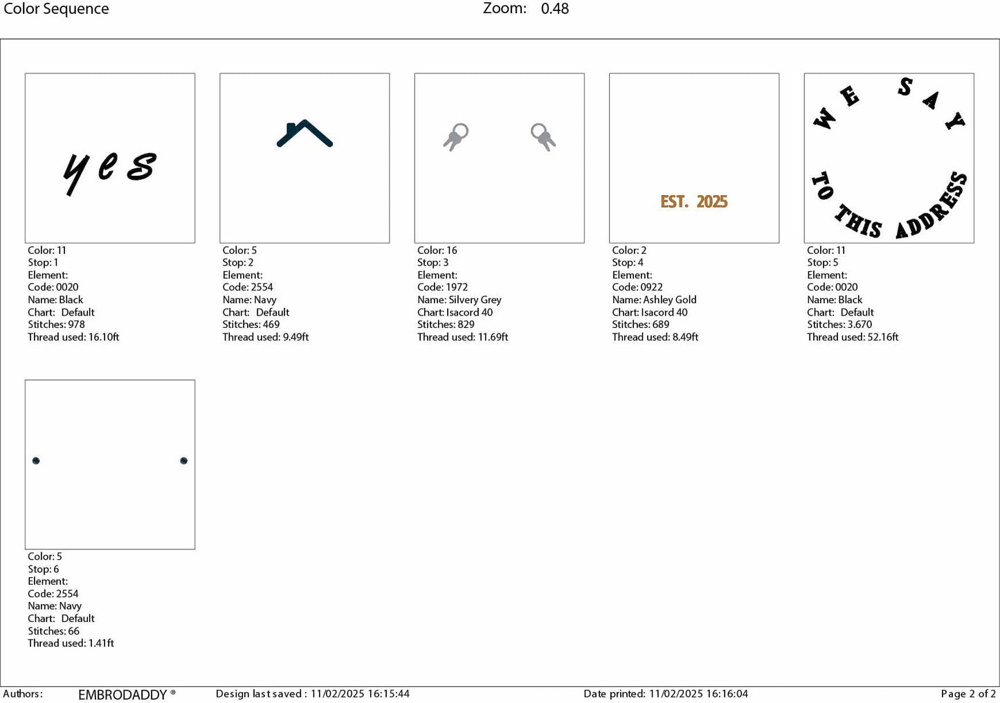 Machine Embroidery files, we say yes to this address 2025, PES, xxx, hus & more, embroidery files