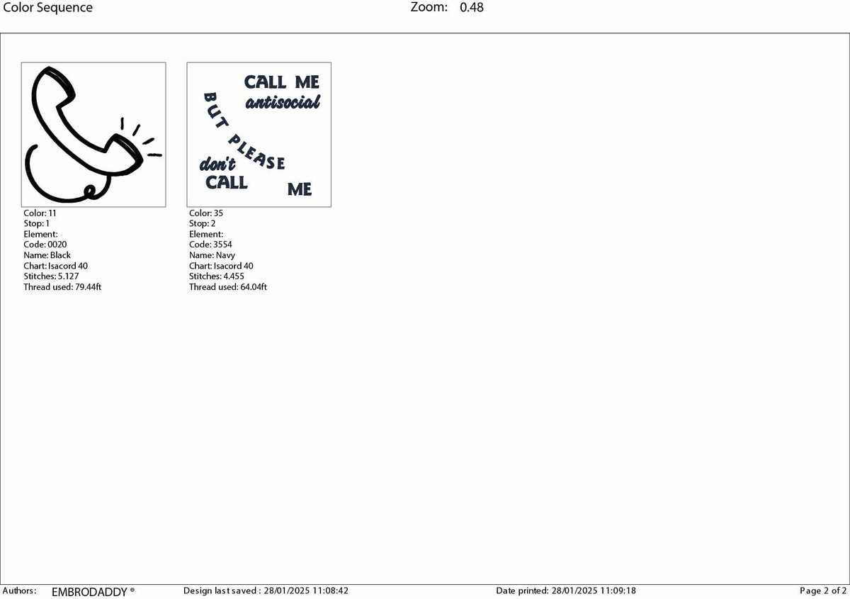 Machine Embroidery files, call me antisocial, funny, PES, DST, xxx, hus & more