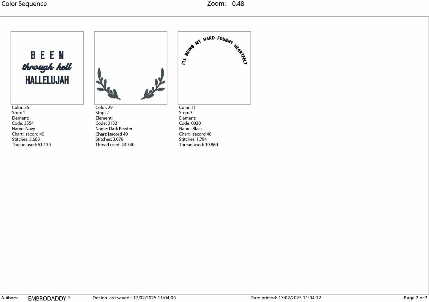 Machine Embroidery files, been through hell hallelujah, PES, xxx, hus, dst & more