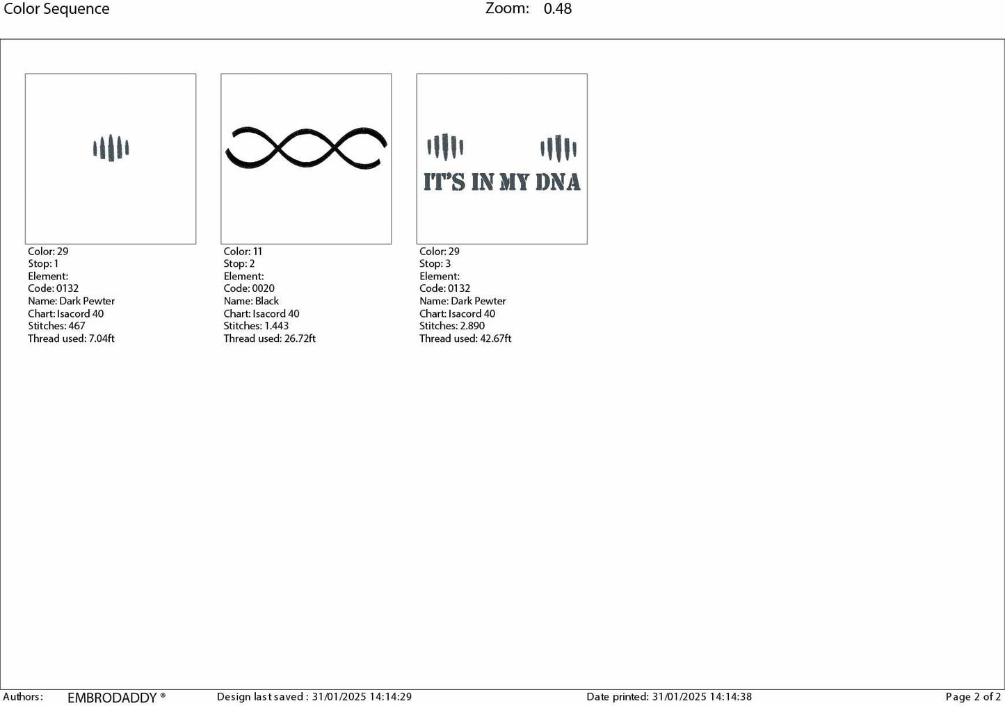 Machine Embroidery files, It's In My DNA, 2nd Amendment Design, Patriotic, PES, xxx hus & more