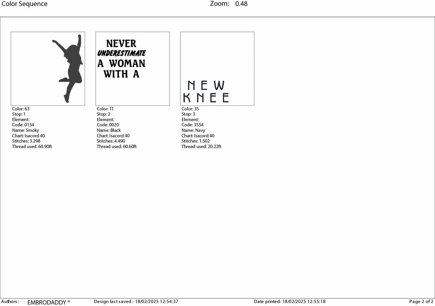 Machine Embroidery files, Never Underestimate A Woman With A New Knee, Funny Knee Surgery Recovery, PES, DST, xxx, hus & more