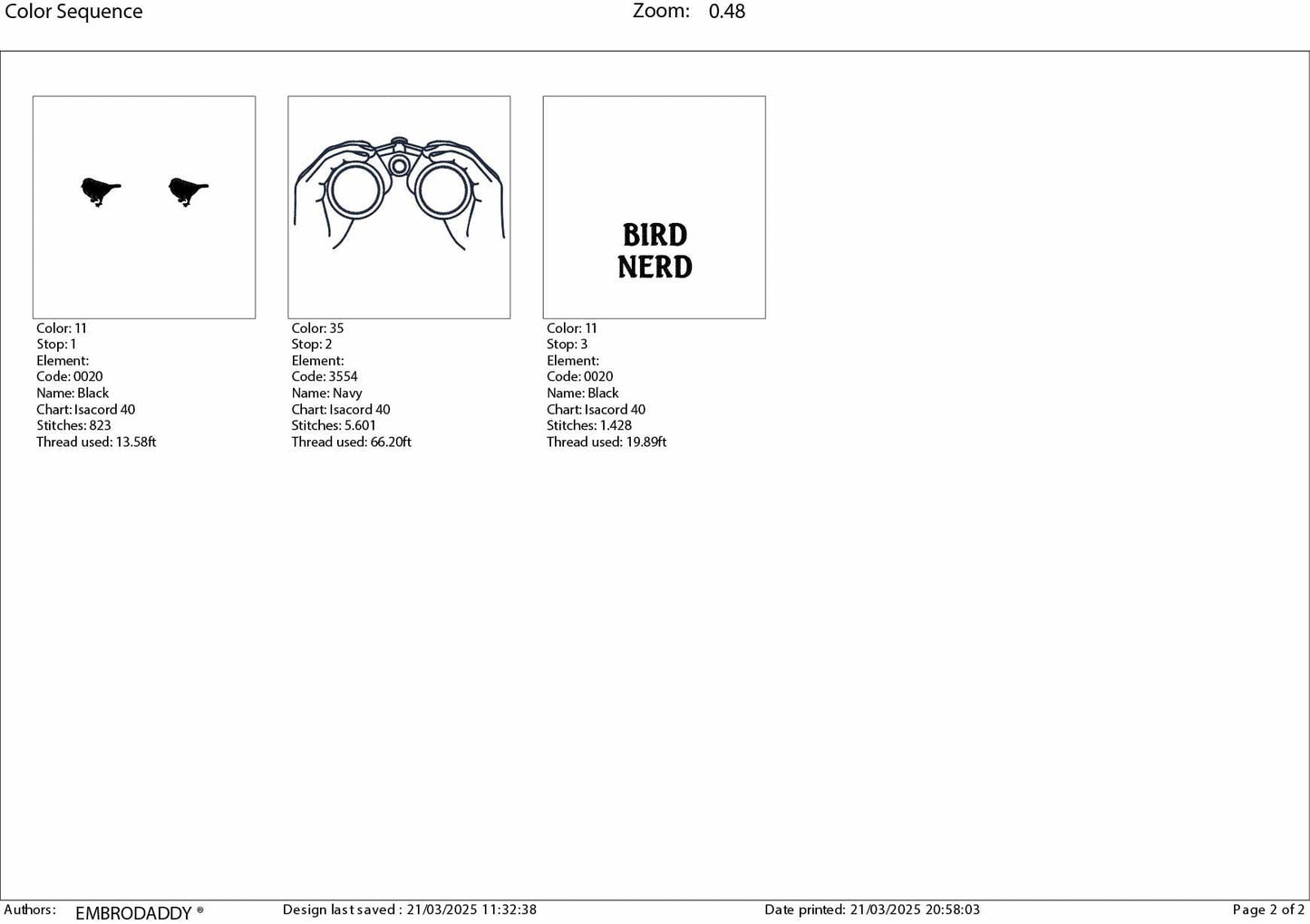 Machine Embroidery files, Birdwatching, Bird Nerd, Bird Watcher, Gift for Birdwatcher, Funny Birds, Binoculars, DST, PES, hus & more