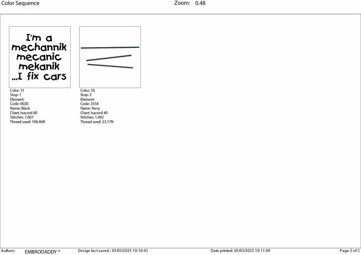 Machine Embroidery files, I'a a mechanic, fix cars, funny PES, DST, xxx, hus & more