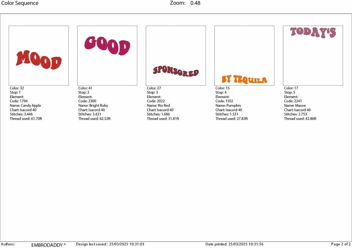 Machine Embroidery files, Today's Good Mood sponsored by Tequila, drink, funny, PES, DST, xxx, hus & more